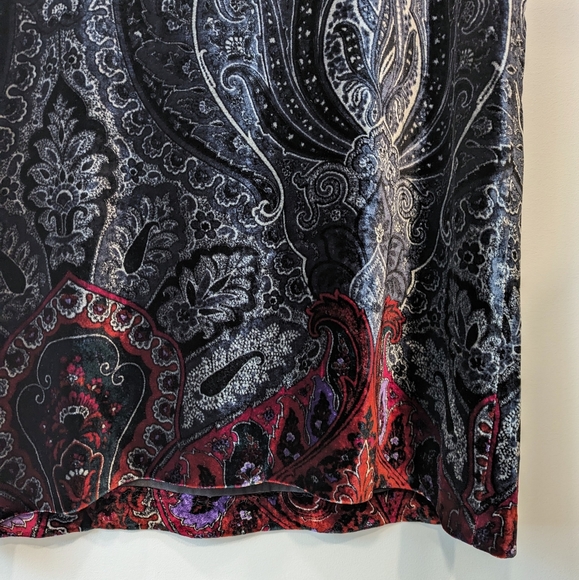 Sportmax Vintage Velvet Paisley Dress - Picture 5 of 7